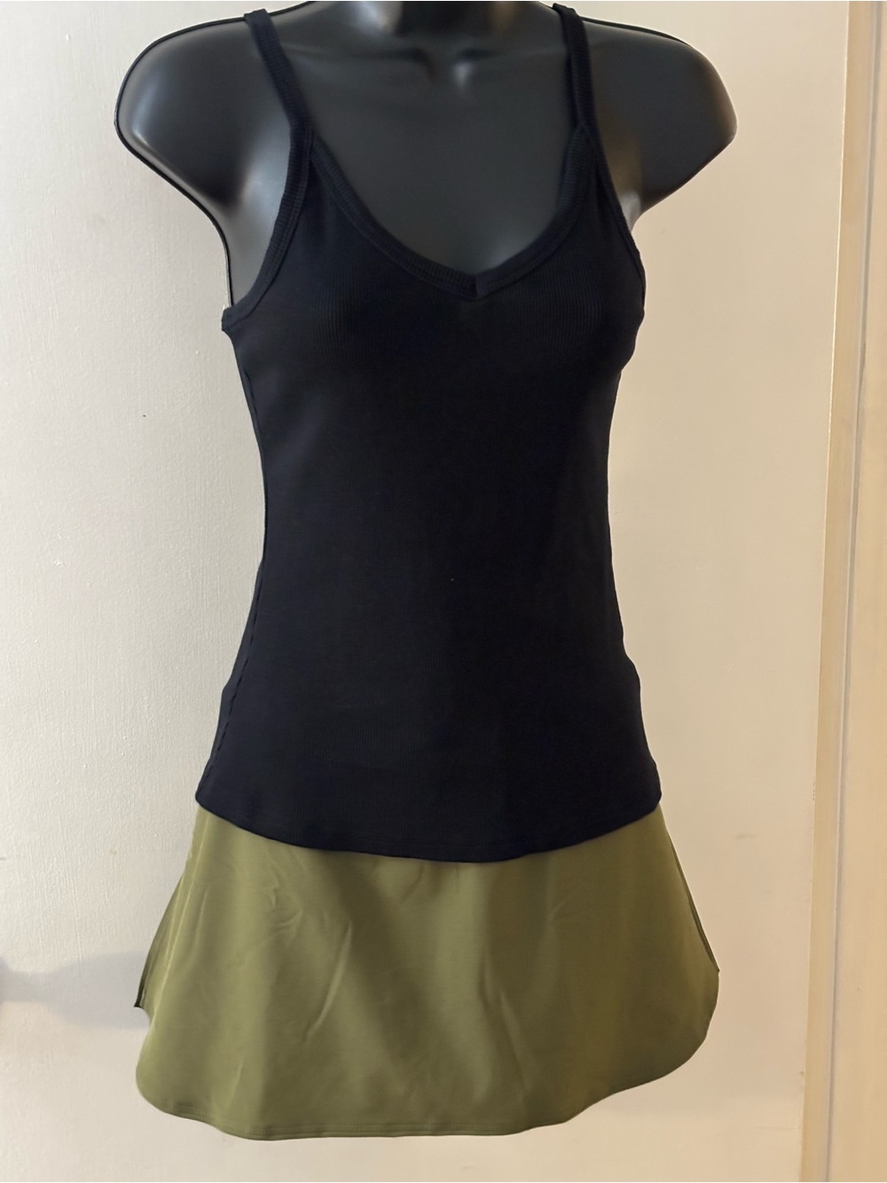 Baleaf Olive A-Line Active Skort - tennis skirt